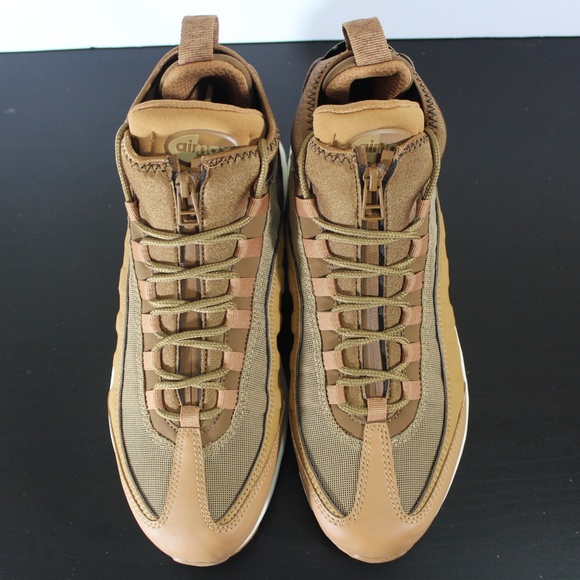 Nike Air Max 95 Sneakerboot Tan Mens 8.5 R782 - Picture 2 of 8